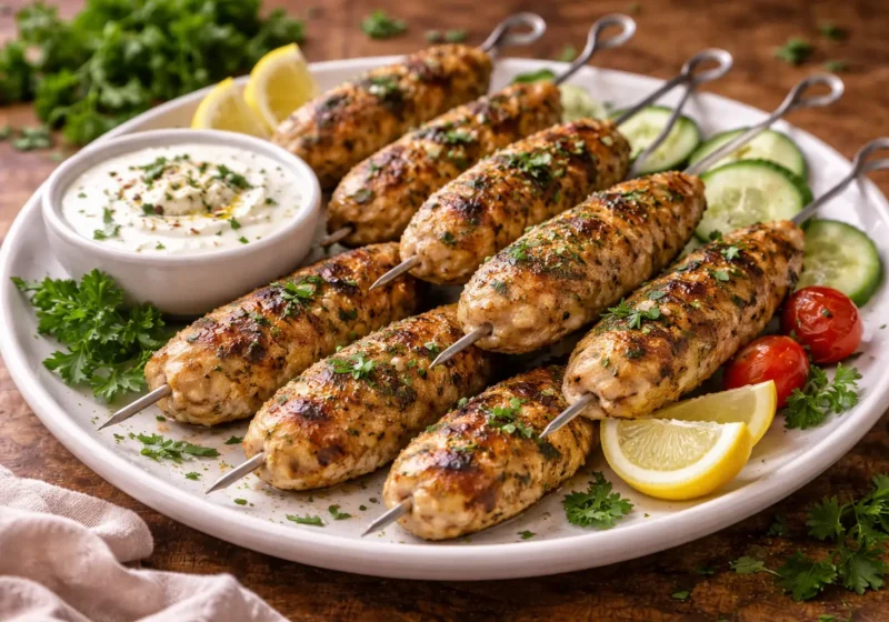 Irresistible Chicken Kofta Recipes: Chicken Kofta with Creamy Garlic Yogurt Sauce