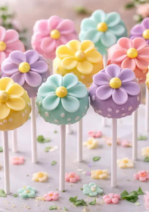 Flower Cake Pops Recipes