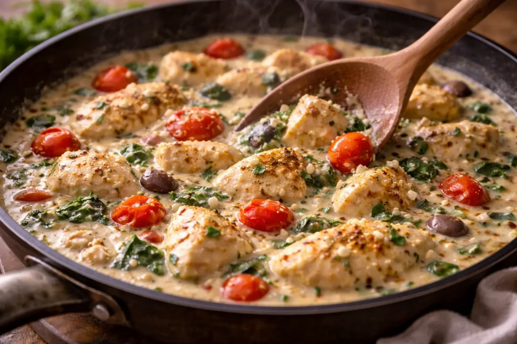 Creamy Mediterranean Chicken Skillet Recipes