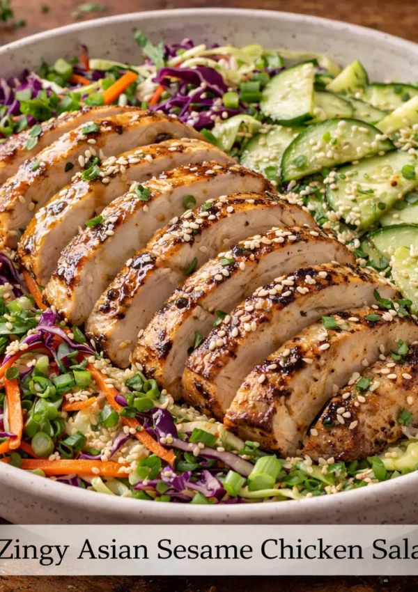 Zingy Asian Sesame Chicken Salad Recipes: A Fresh Feast of Bold Flavors