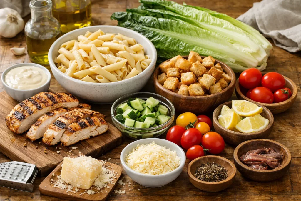 Chicken Caesar Pasta Salad Recipes