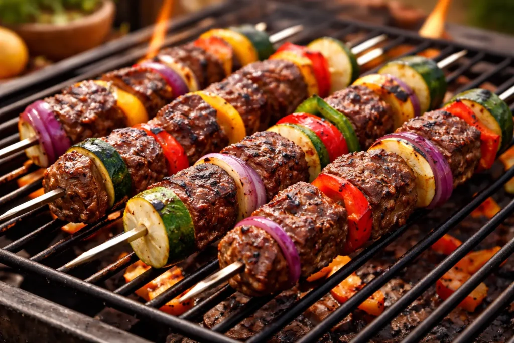 Flame-Grilled Beef Kebabs Recipes