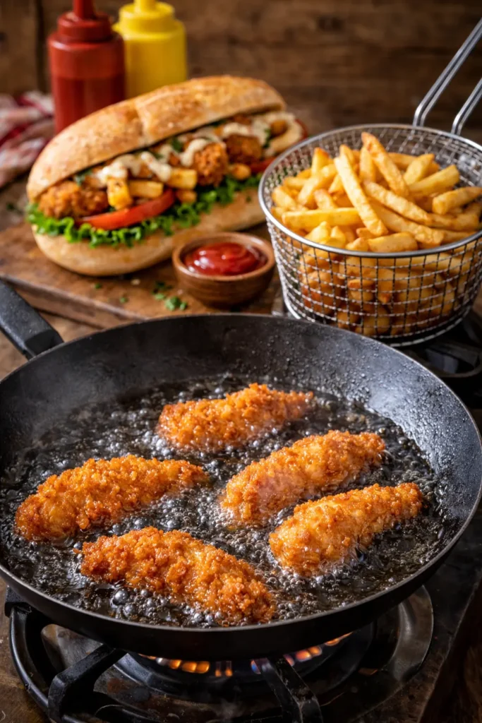 Broodjes met Kip en Friet Recipes