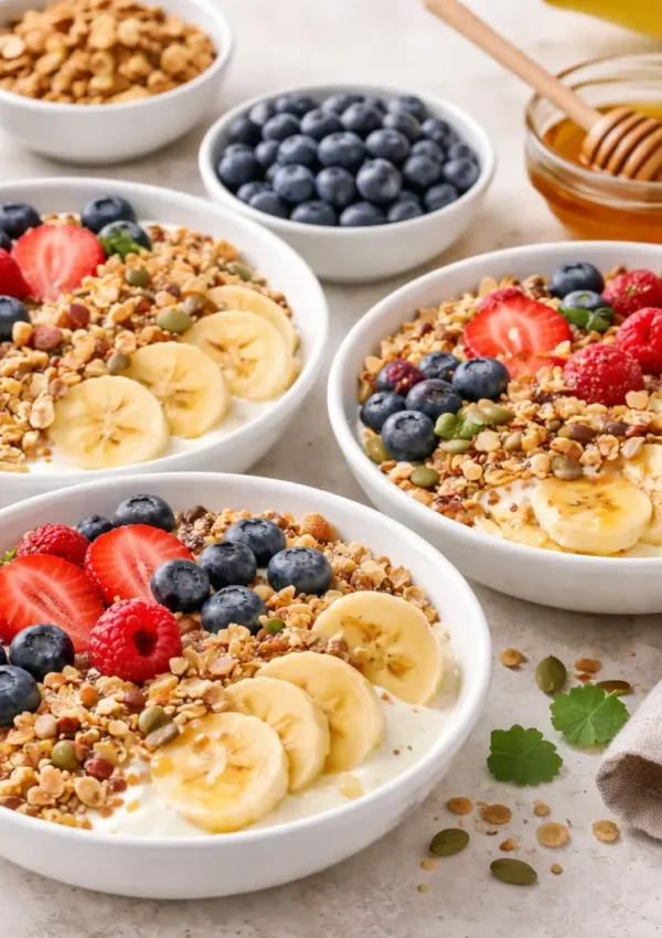 Easy Yogurt Granola Bowl Recipes