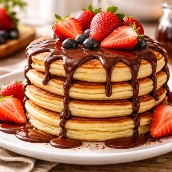 Strawberry Chocolate Pancakes Recipes: Soft, Sweet & Irresistible