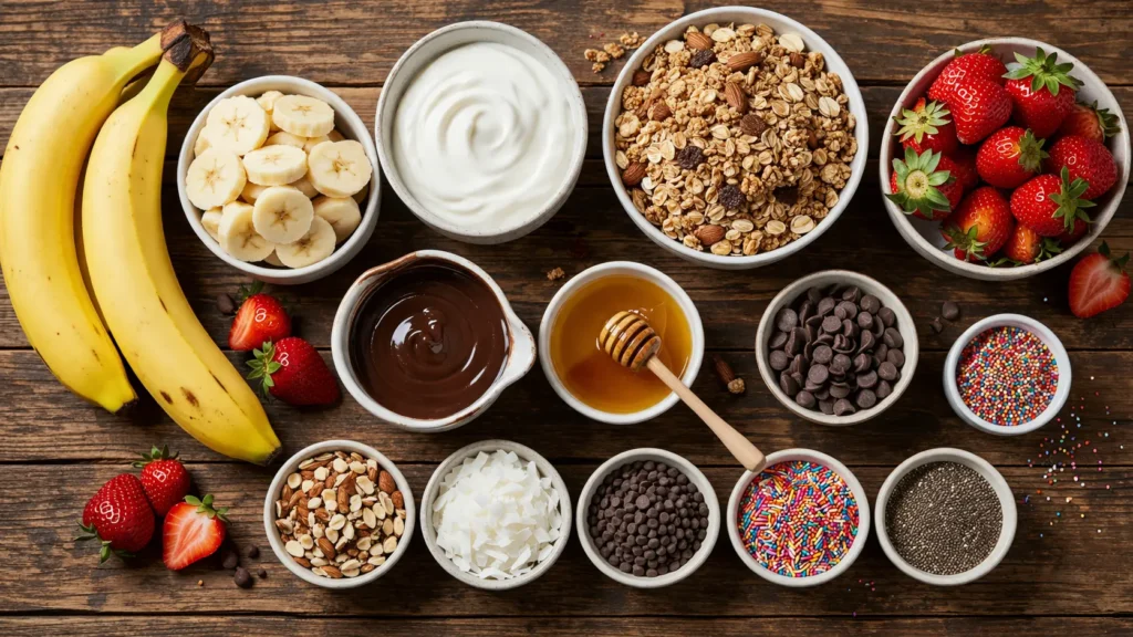 Banana Split Parfait Recipes