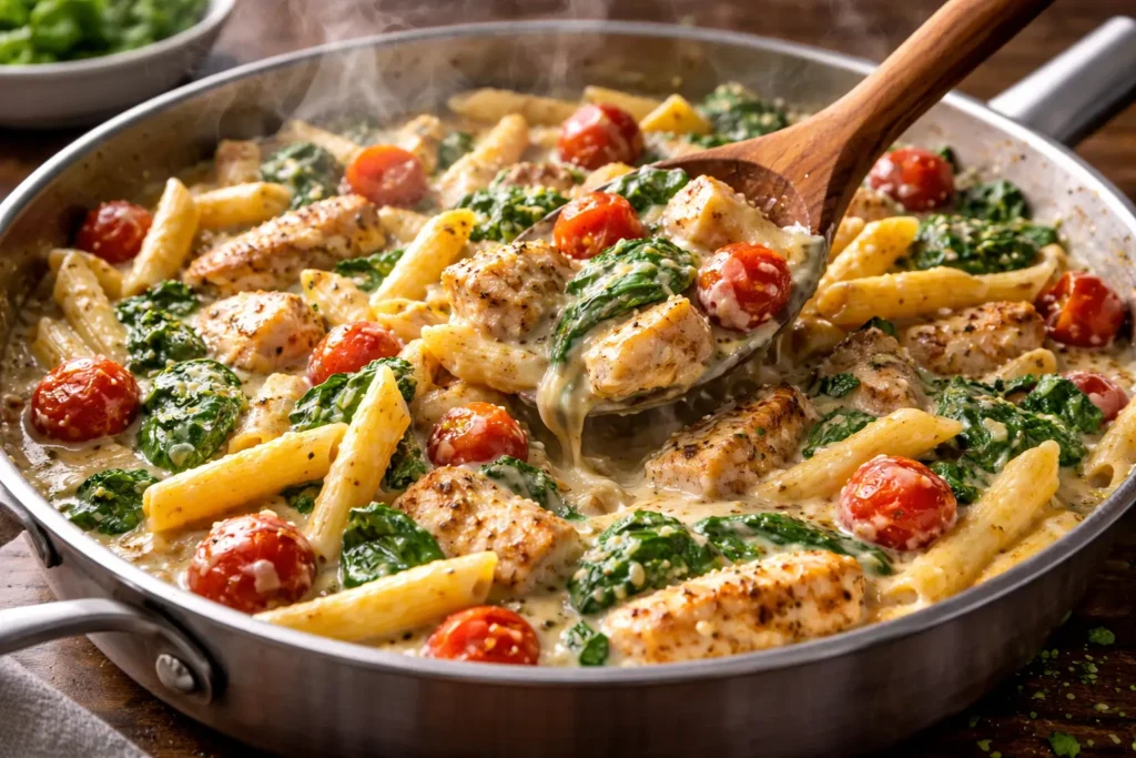 Creamy Chicken Penne Pasta