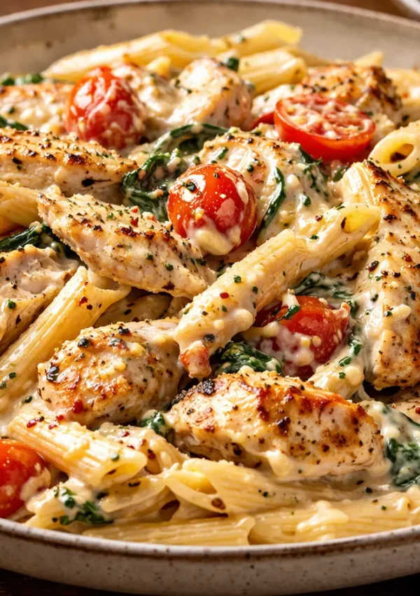 Creamy Chicken Penne Pasta