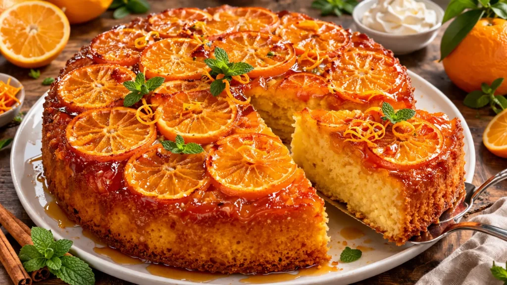 Caramelized Orange Upside-Down Cake