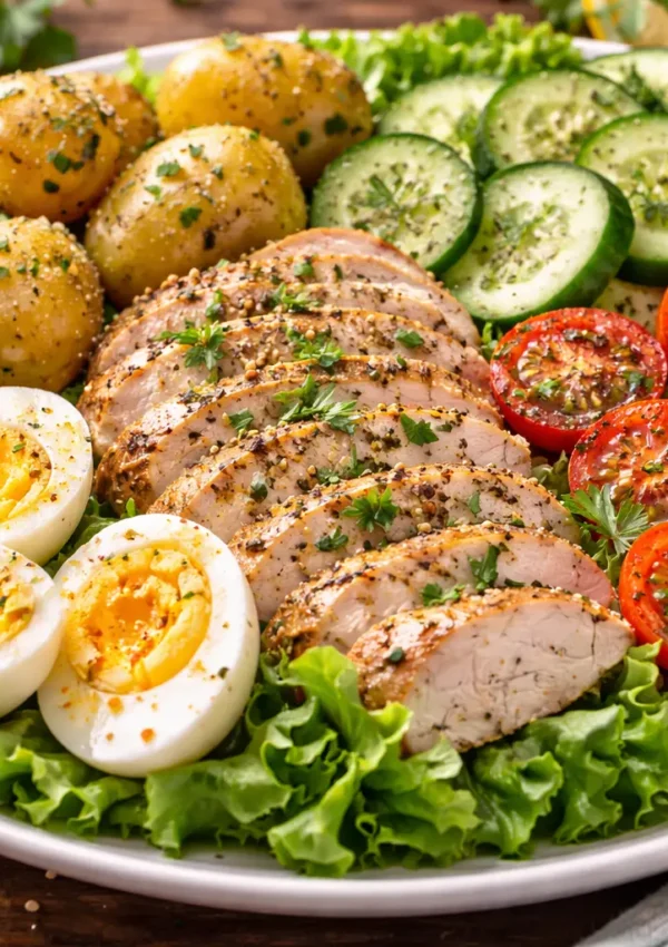 Healthy Protein Salad Plate Recipes: Fresh, Light & Nutritious Meal