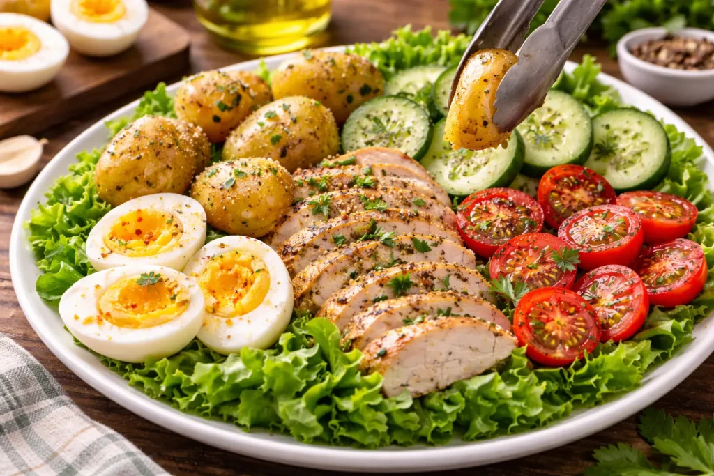 Healthy Protein Salad Plate