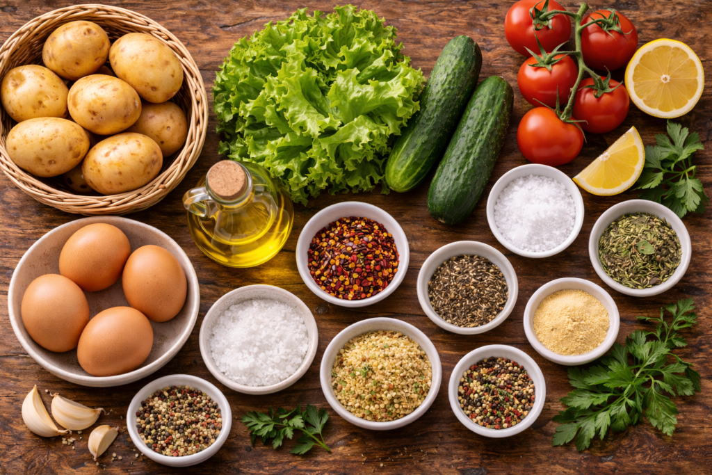 Healthy Protein Salad Plate