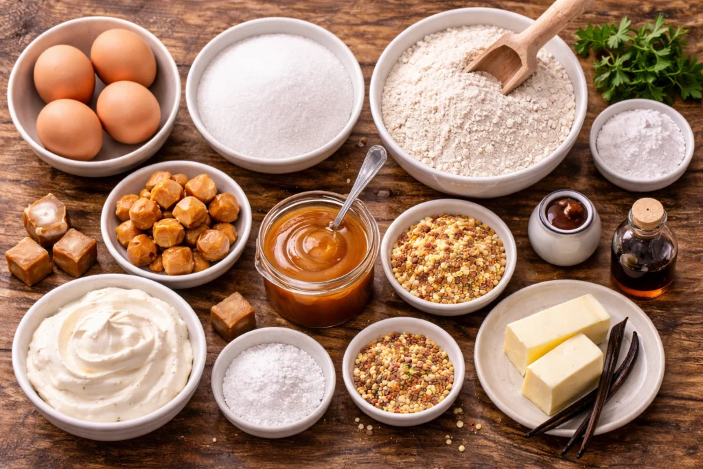 Caramel Cream Swiss Roll Cake