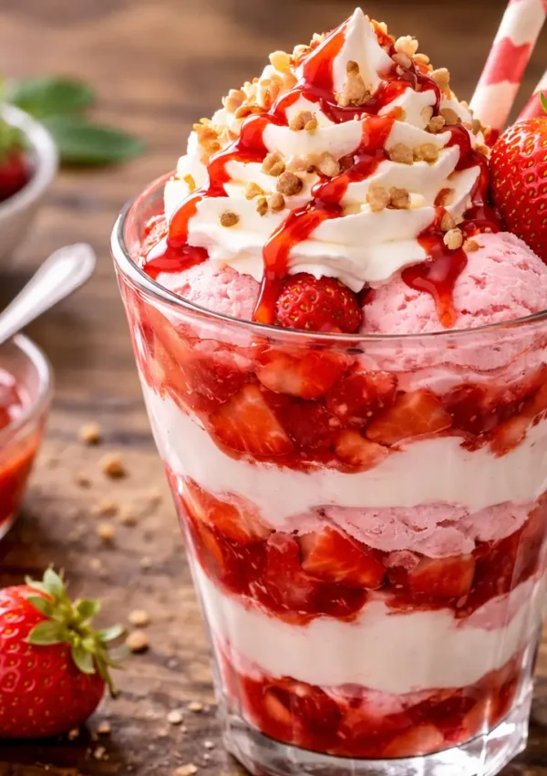 Fresh Strawberry Sundae Recipes: Sweet & Fruity Dessert Delight