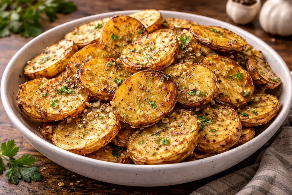 Crispy Roasted Potato Slices