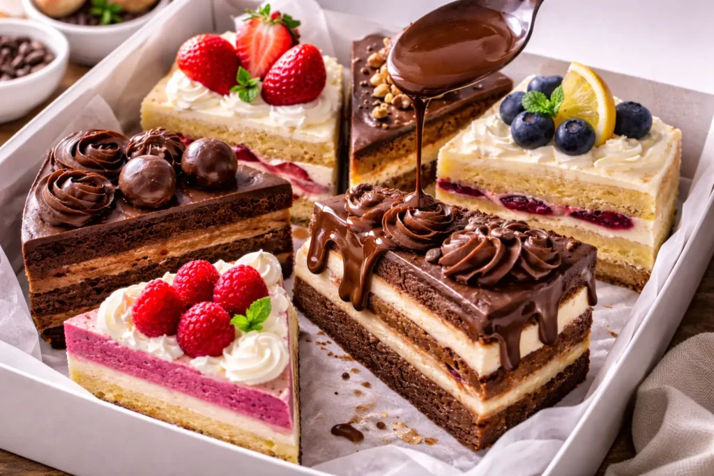 Assorted Cake Slices