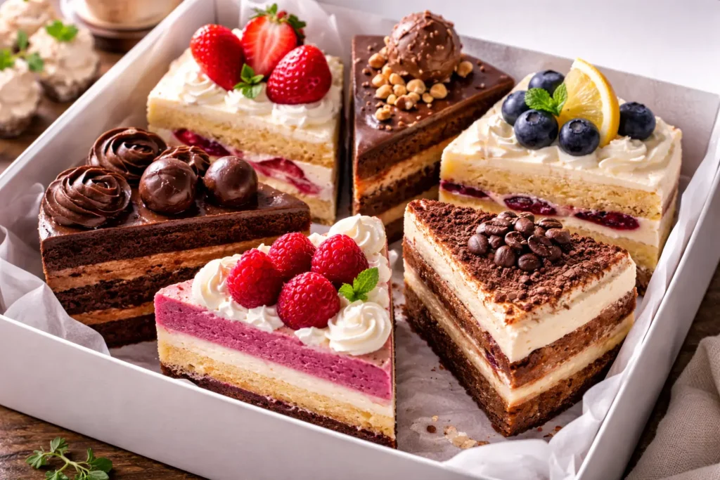 Assorted Cake Slices