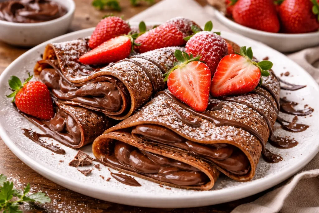 Easy Chocolate Crepes