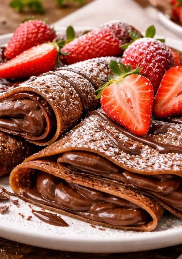 Easy Chocolate Crepes