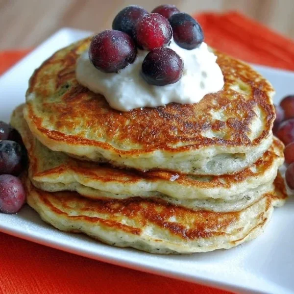 Healthy Greek Yogurt Breakfast Pancakes
