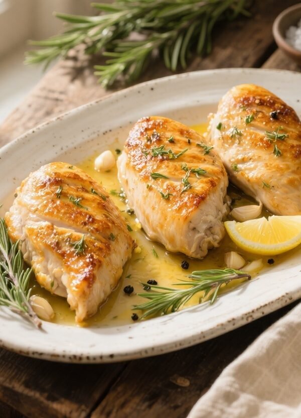 Easy Chicken Breast Recipes – Garlic Butter Skillet Chicken That’s Juicy Every Time