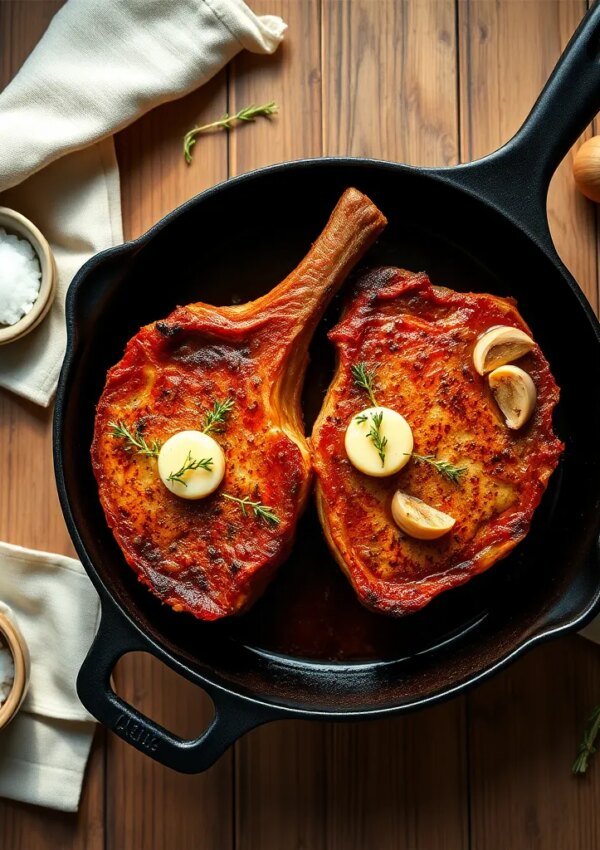 Easy Pork Chop Recipes – Juicy, Golden Pan-seared Pork Chops in 20 Minutes