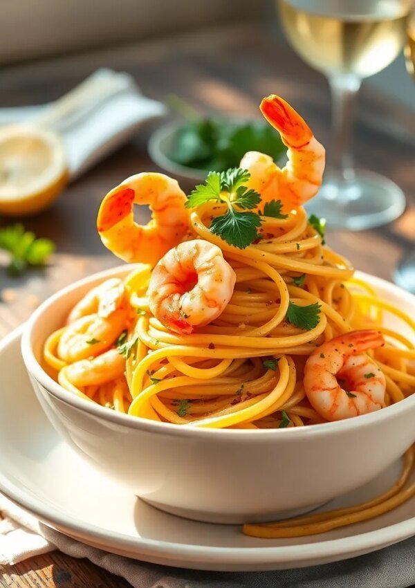 Creamy Garlic Shrimp Pasta – a Restaurant-quality Dinner in 25 Minutes