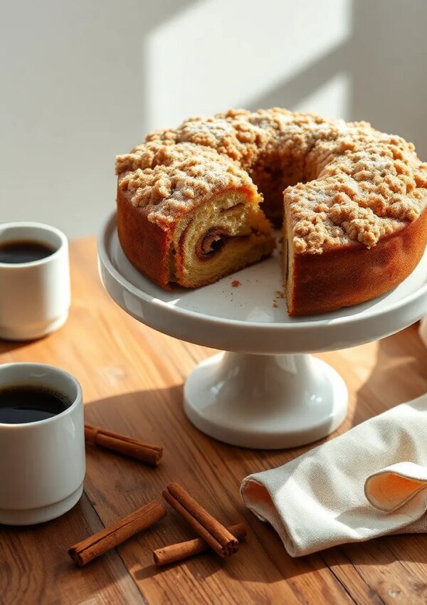 Classic Coffee Cake Recipe – Buttery, Cinnamon-streusel Perfection